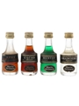 Marie Brizard Liqueurs Bottled 1980s 4 x 3cl