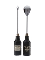 Buchanan's Black & White Fondue Fork & Vat 69 Bar Spoon  