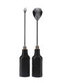 Buchanan's Black & White Fondue Fork & Vat 69 Bar Spoon  