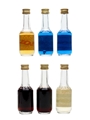 Assorted Bols Liqueurs Bottled 1970s 6 x 3.5cl