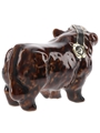 Rutherford's Bull Ceramic Miniature Bottled 1970s 4.7cl / 40%