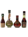 Cusenier, G A Jourde & Rocher Liqueurs Bottled 1950s-1960s 4 x 5cl