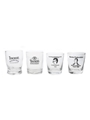 Burns Federation & Teacher's Whisky Tumblers  8.5cm-9.5cm Tall