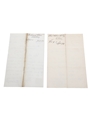 Oban & Aultmore Glenlivet Distilleries Ltd. Receipts, Dated 1899 William Pulling & Co. 