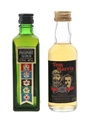 Passport Scotch & Tom Morris Bottled 1970s-1980s 2 x 4.7cl-5cl