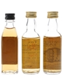 Argyll & Eaglesome Bottled 1980s 3 x 4.7cl-5cl