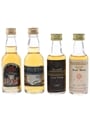 Old Court, Scotia Royal, Teviotdale & Turnbull's Club Bottled 1980s 4 x 5cl
