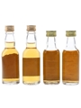 Old Court, Scotia Royal, Teviotdale & Turnbull's Club Bottled 1980s 4 x 5cl