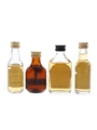 Grand Marnier, Old Smuggler, Robbie Burns & Scots Grey Bottled 1980s 4 x 3cl-5cl