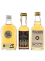 Long John, Seagram's 100 Pipers & Teacher's Bottled 1970s 3 x 5cl-5.6cl / 40%