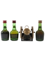 Courvoisier 3 Star & Napoleon Cannon Bottled 1980s 3 x 5cl / 40%