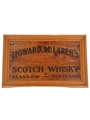 Howard McLaren's Special Scotch Whisky Framed Wooden Case Panel 44cm x 28cm