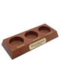 The Malt Heritage Collection Bottle Display Stand Scapa, Laphroaig, Glendronach 32cm x 13cm x 4cm