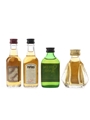 Chivas Regal 12 Year Old, Hundred Pipers, Something Special & Queen Anne Bottled 1960s-1970s 4 x 5cl