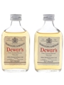 Dewar's White Label Bottled 1970s 2 x 5cl / 40%