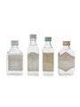 Assorted Gin Miniatures Bombay, Gilbey's, Beefeater, High & Dry 4 x 5cl