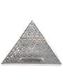 Chateau Paulet Napoleon Cognac Pyramide Silver Porcelain Decanter 70cl / 40%