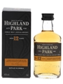 Highland Park 12 Year Old Bottled Pre 2012 5cl / 40%