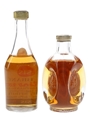 Buton Vecchia Romagna & SIS Cavallino Old Brandy Bottled 1960s 2 x 4cl