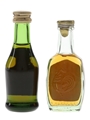 Bisquit & Hardy 3 Star Cognac Bottled 1980s 2 x 3cl / 40%
