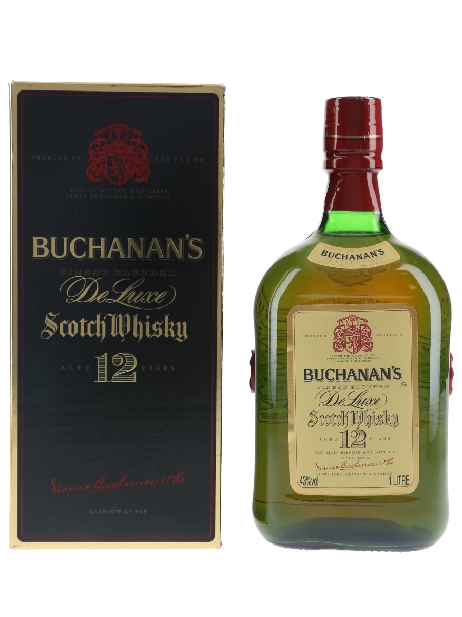 Buchanan's 12 Year Old De Luxe Bottled 1980s 100cl / 43%