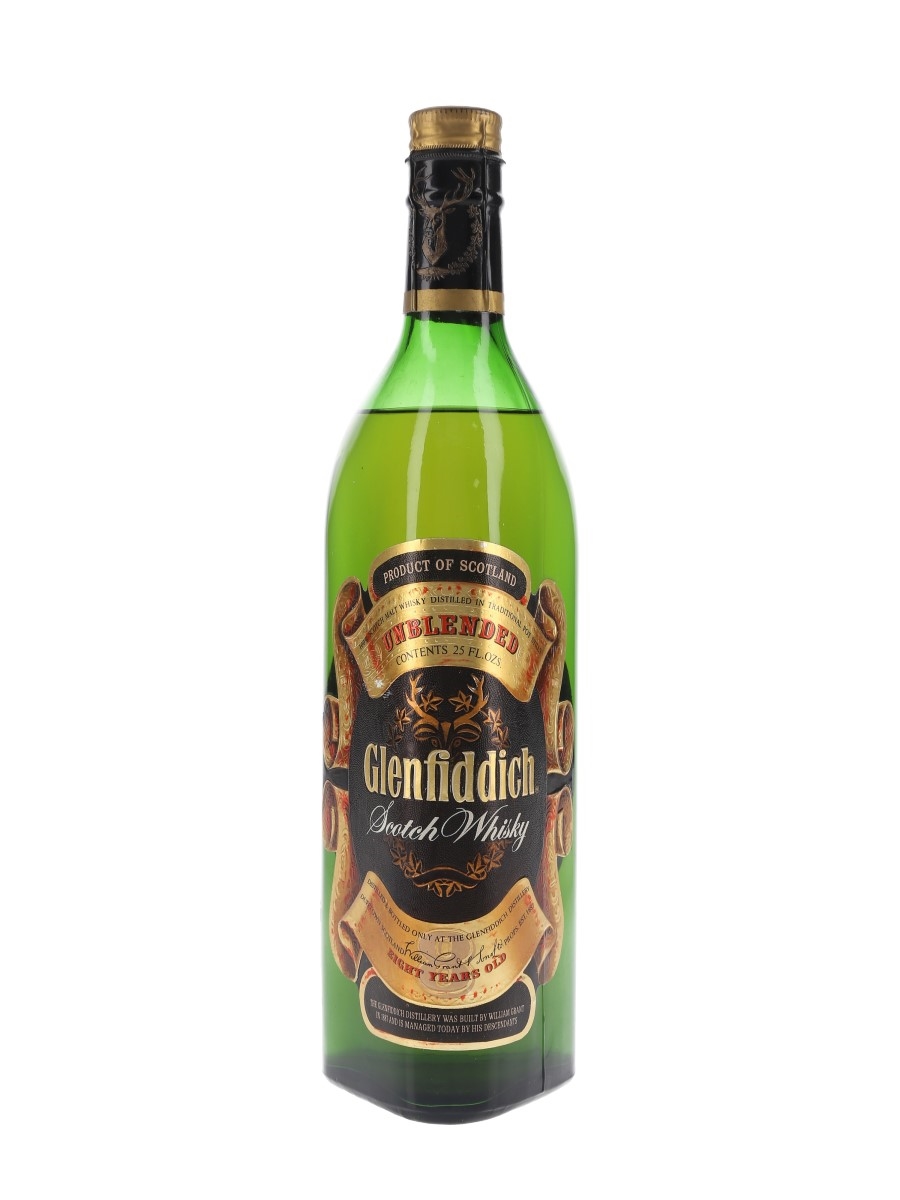 Glenfiddich 8 Year Old Unblended Bottled 1960s 71cl