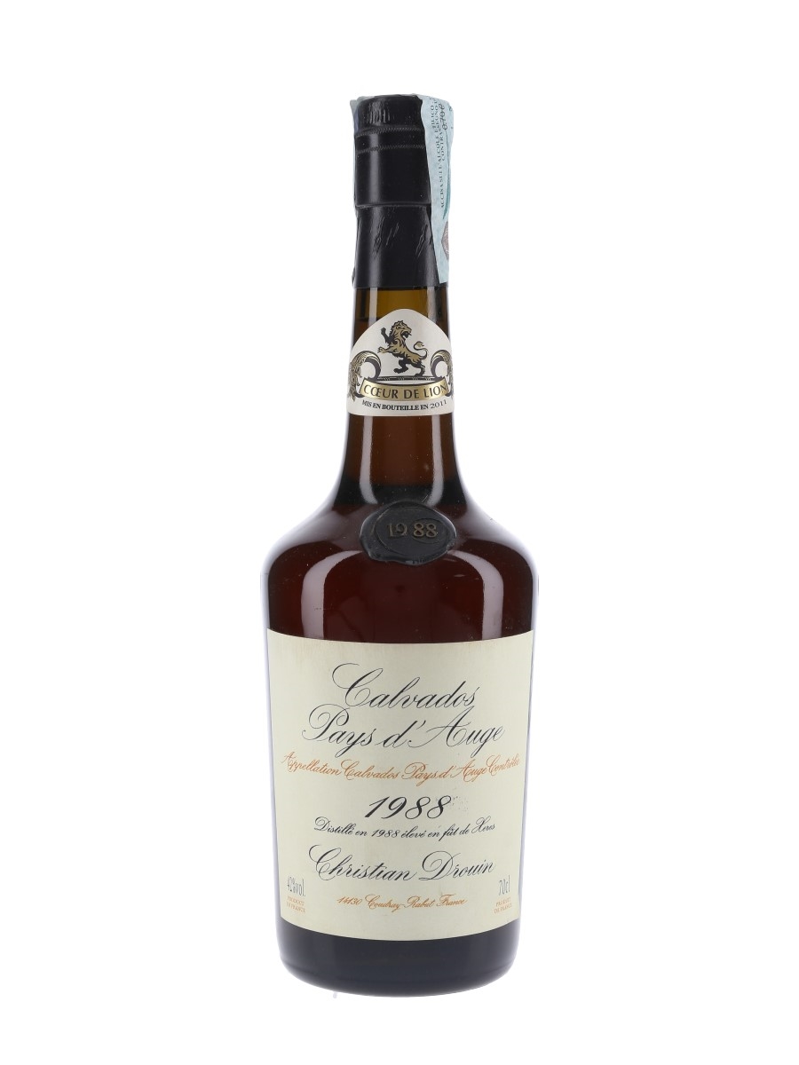 Christian Drouin 1988 Pays D'Auge Calvados - Lot 120173 - Buy/Sell ...