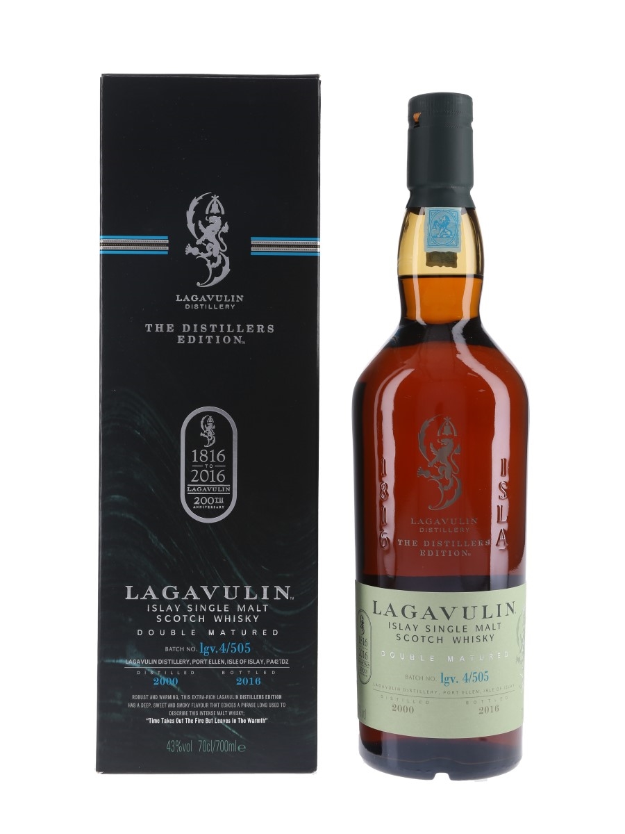 Lagavulin 2000 Distillers Edition Bottled 2016 - 200th Anniversary 70cl / 43%