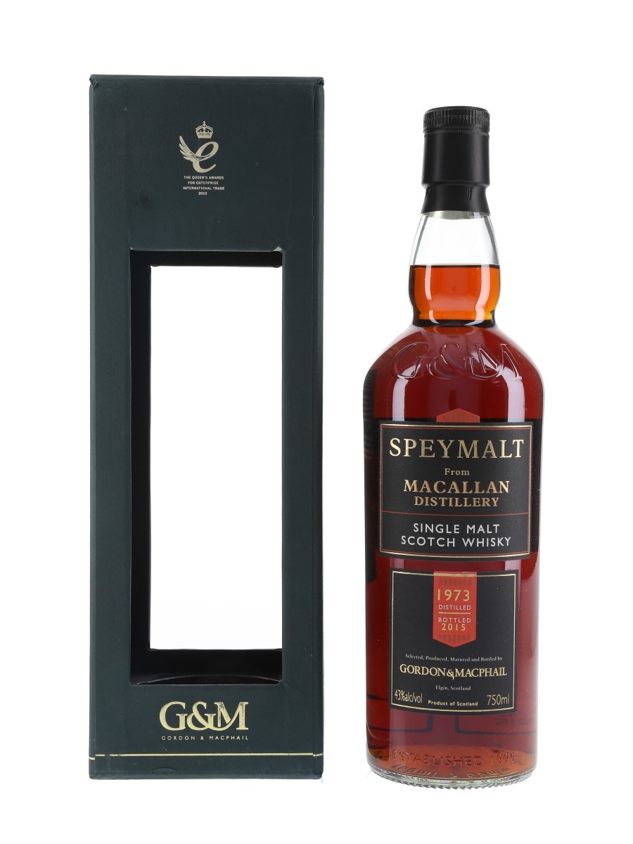 Macallan 1973 Speymalt Bottled 2015 - Gordon & MacPhail 75cl / 43%