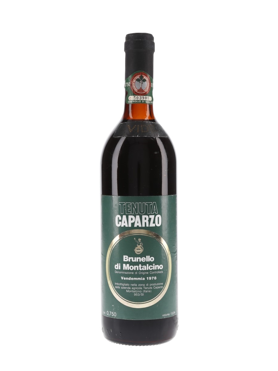 Brunello Di Montalcino 1978 Tenuta Caparzo 75cl / 13%