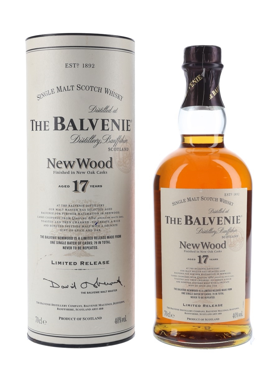 Balvenie 17 Year Old New Wood Limited Release 70cl / 40%