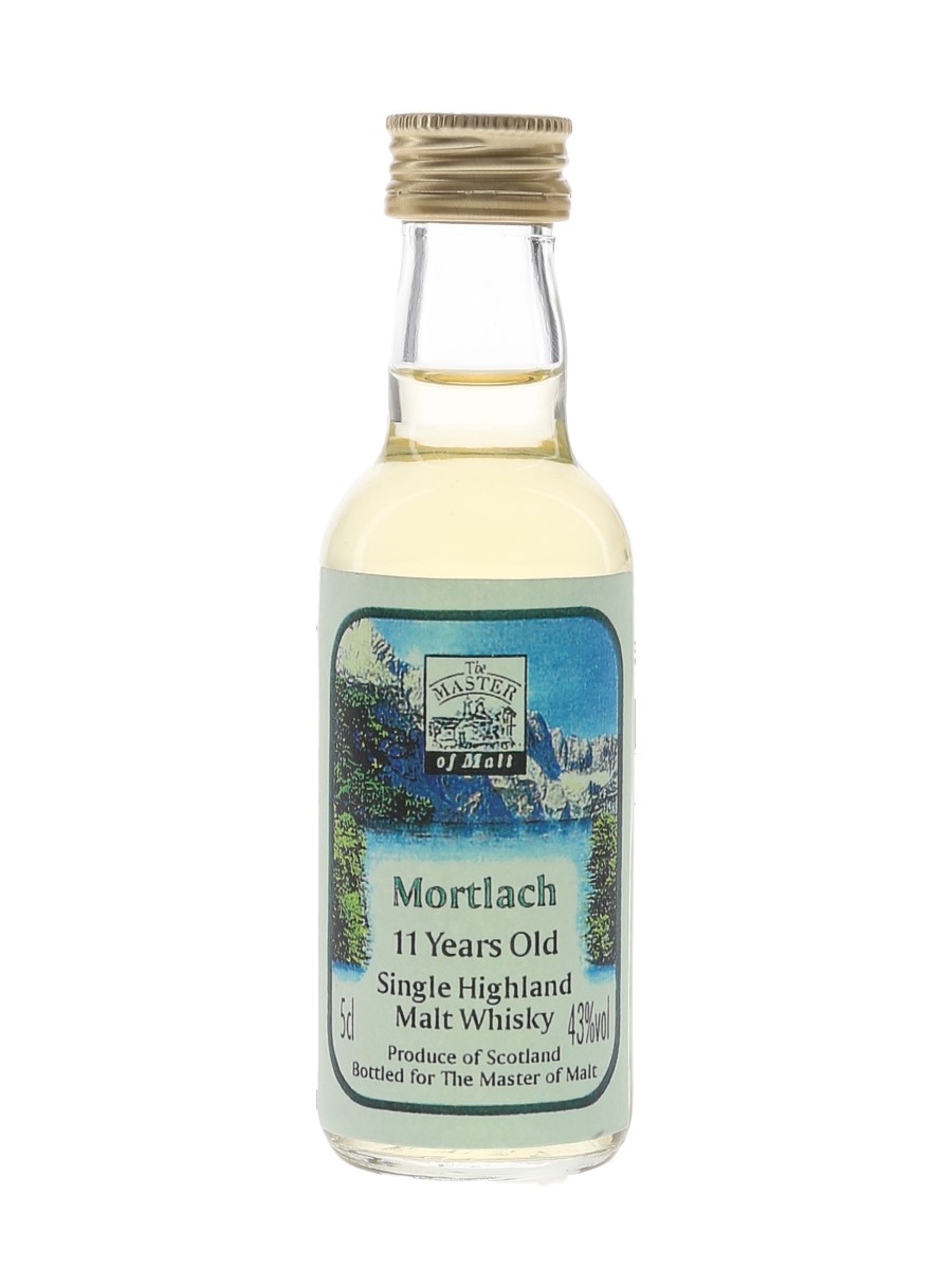 Mortlach 11 Year Old Bottled 1990s - The Master Of Malt 5cl / 43%