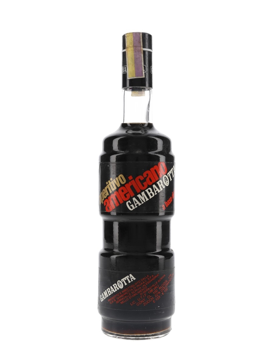 Gambarotta Aperitivo Americano Bottled 1960s 100cl / 17%