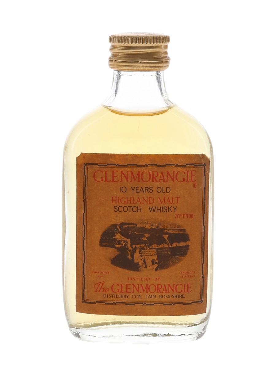 Glenmorangie 10 Year Old Bottled 1970s 5cl