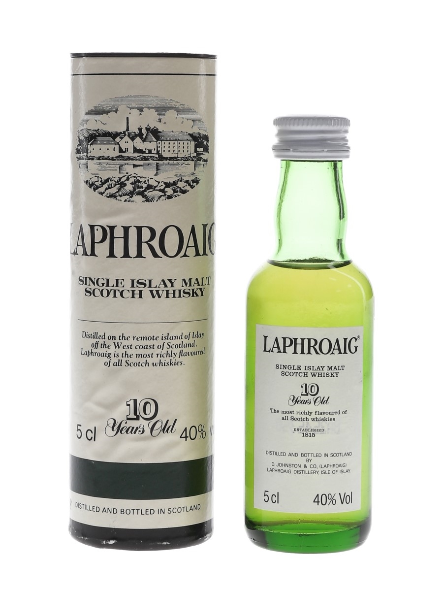 Laphroaig 10 Year Old Bottled 1980s 5cl / 40%