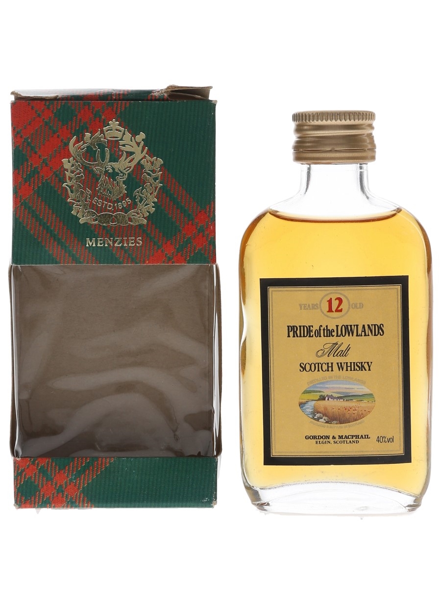 Pride Of The Lowlands 12 Year Old Bottled 1980s - Gordon & MacPhail 5cl / 40%