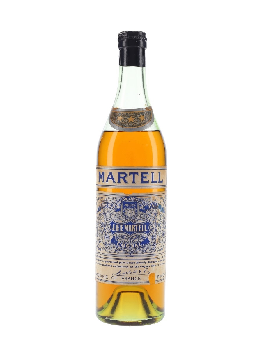Martell 3 Star VOP Spring Cap Bottled 1940s 70cl / 40%