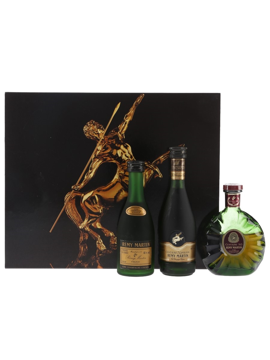 Remy Martin Cognac Set VSOP, Centaure Napoleon, Centaure XO 3 x 5cl / 40%
