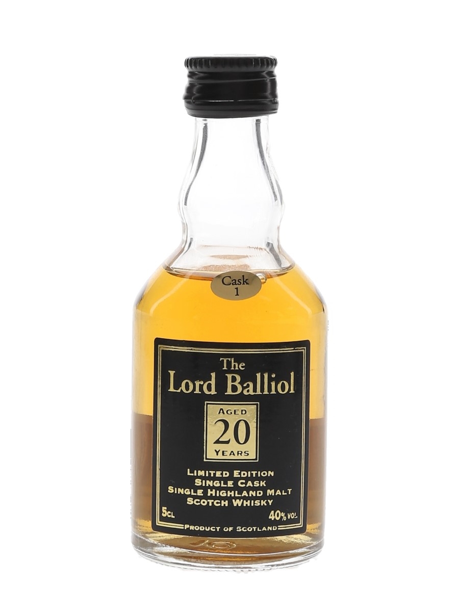 Lord Balliol 20 Year Old Cask 1  5cl / 40%