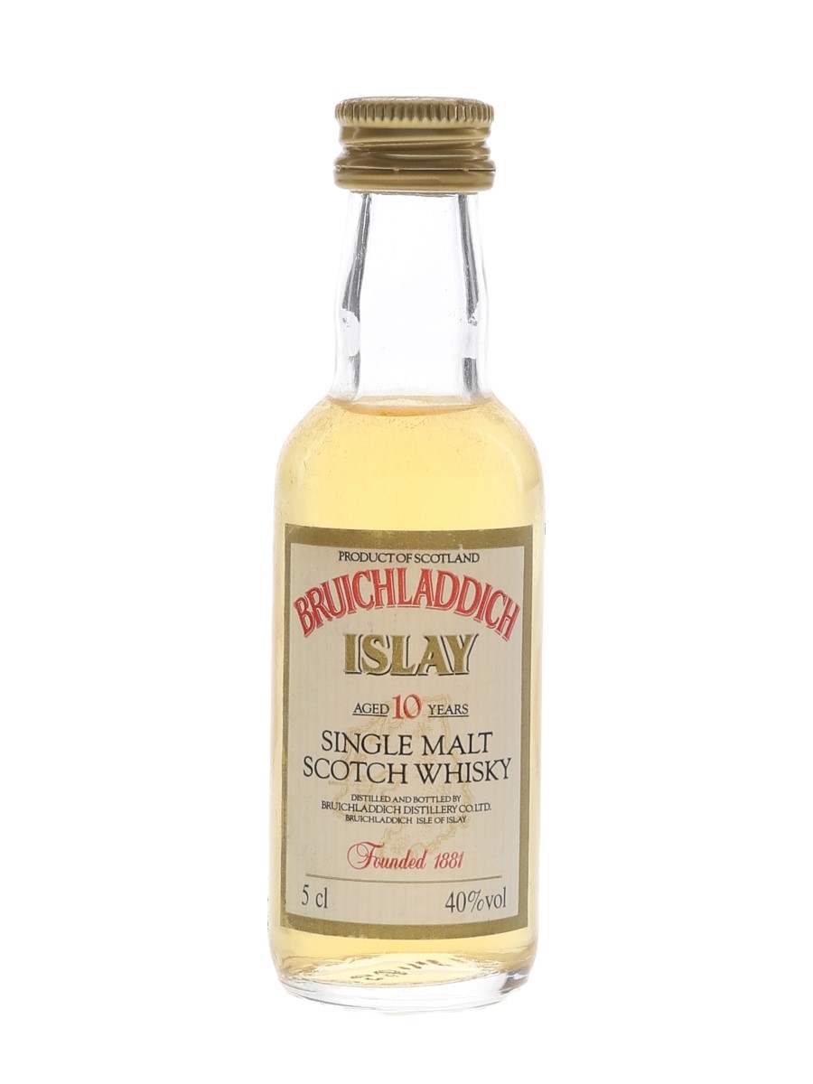Bruichladdich 10 Year Old Bottled 1980s 5cl / 40%
