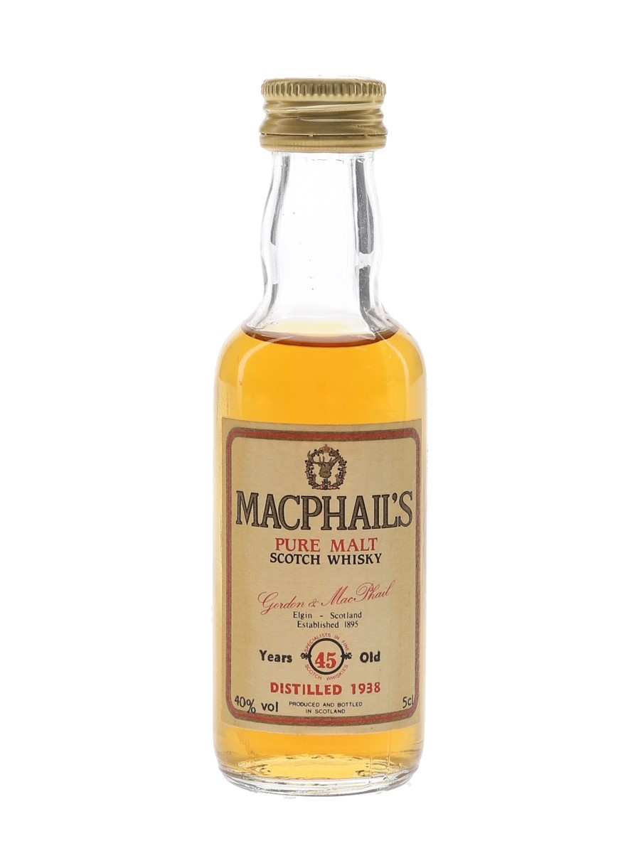 MacPhail's 1938 45 Year Old Gordon & MacPhail 5cl / 40%