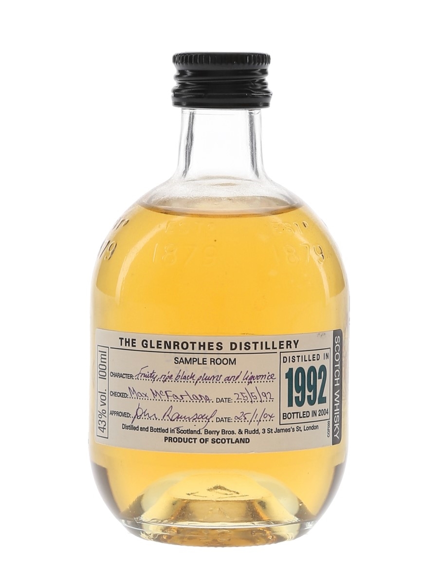 Glenrothes 1992 Bottled 2004 10cl / 43%