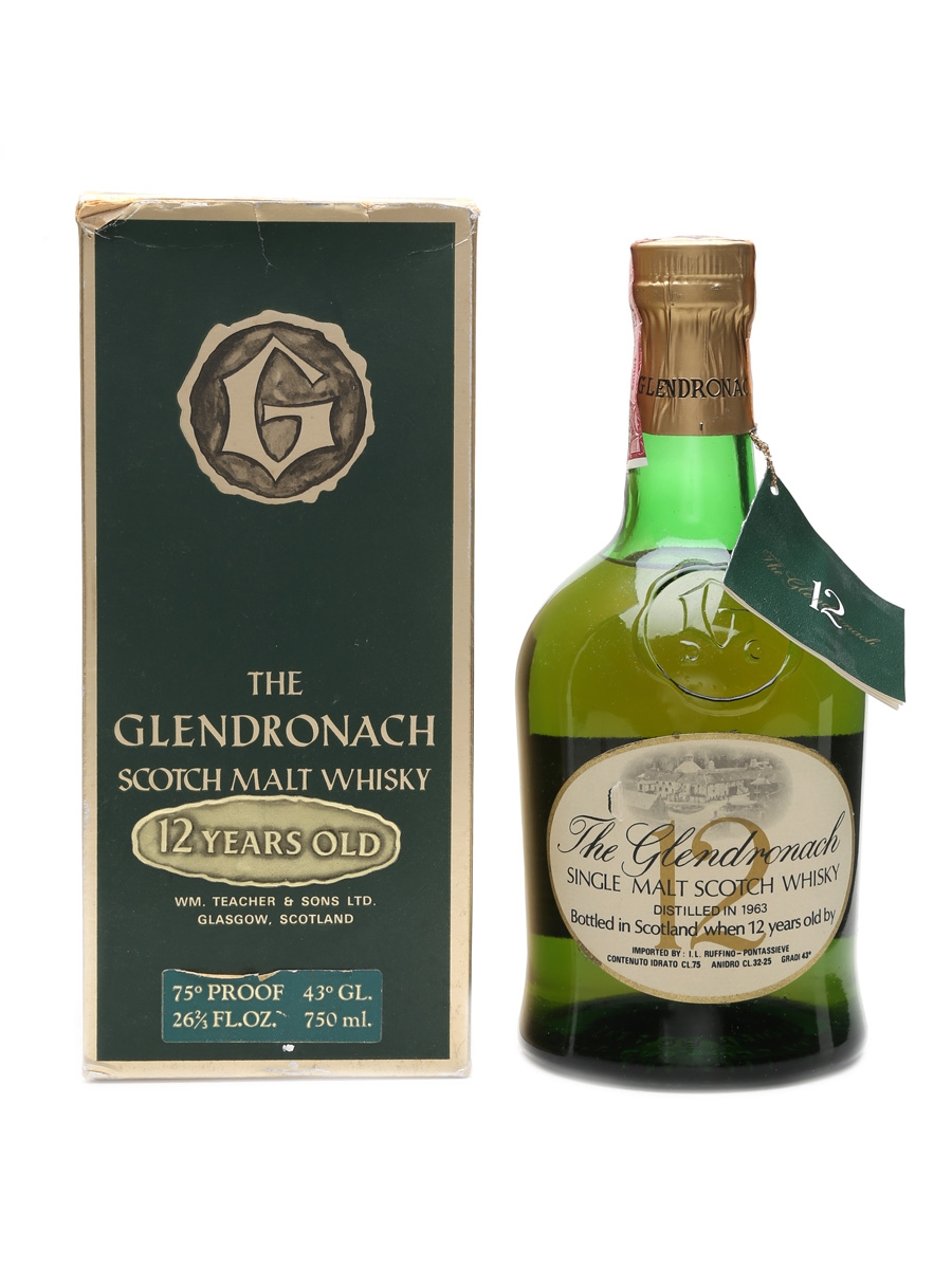 The Glendronach 12年 1963　未開封 Glendronach 1963 - Lot 11543 - Buy/Sell Highland Whisky Online