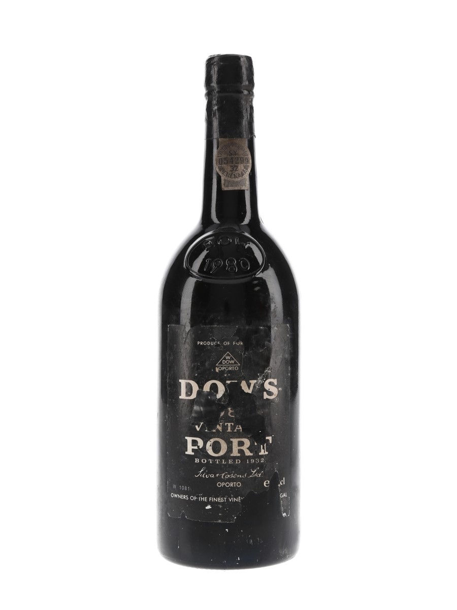 Dow's 1980 Vintage Port Bottled 1982 75cl