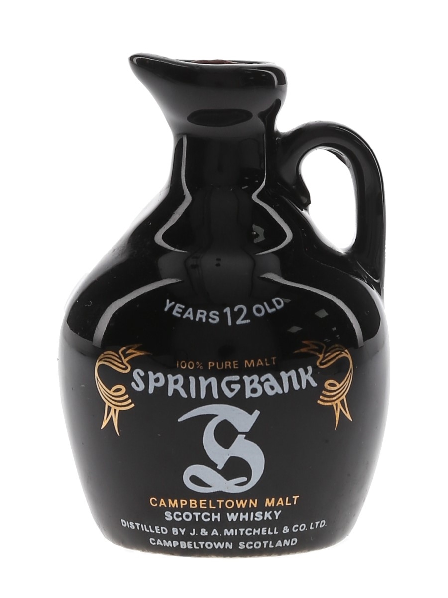 Springbank 12 Year Old Bottled 1980s - Ceramic Jug 5cl / 45.7%