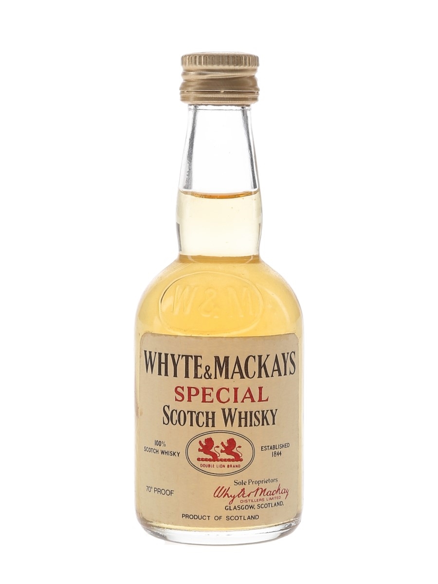 Whyte & Mackays Special Bottled 1970s 5cl / 40%