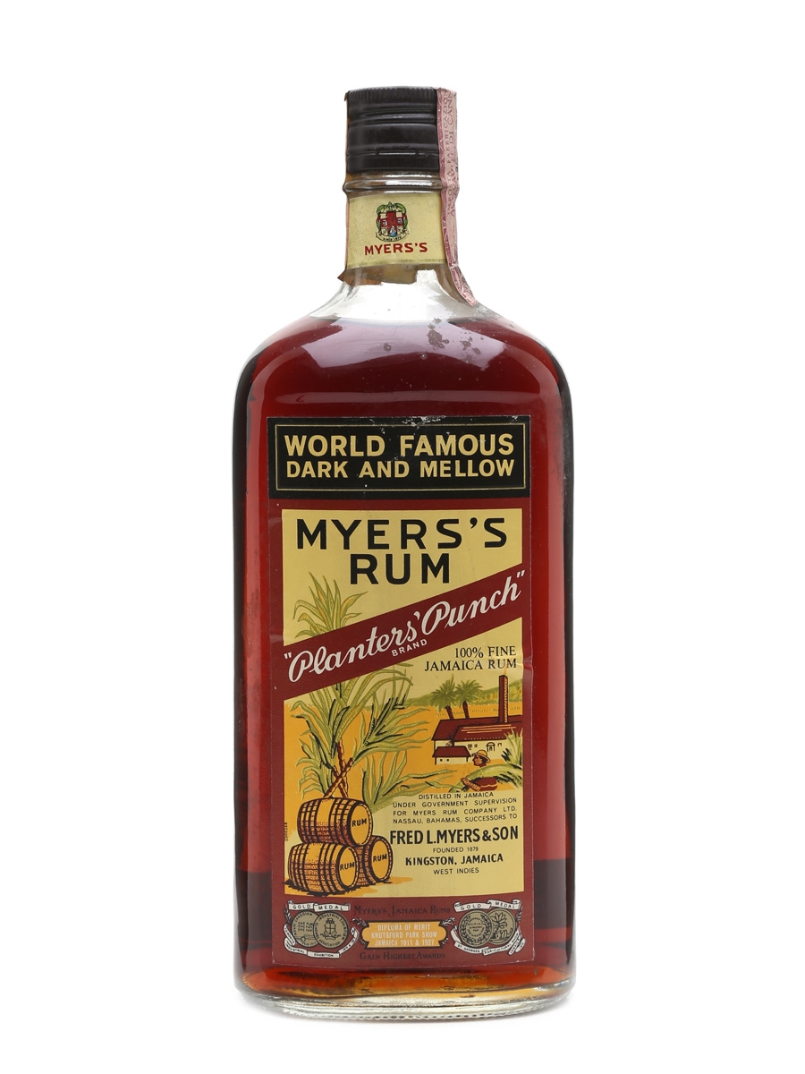 Myers's Planters' Punch Rum Bottled 1960s 75cl / 40%