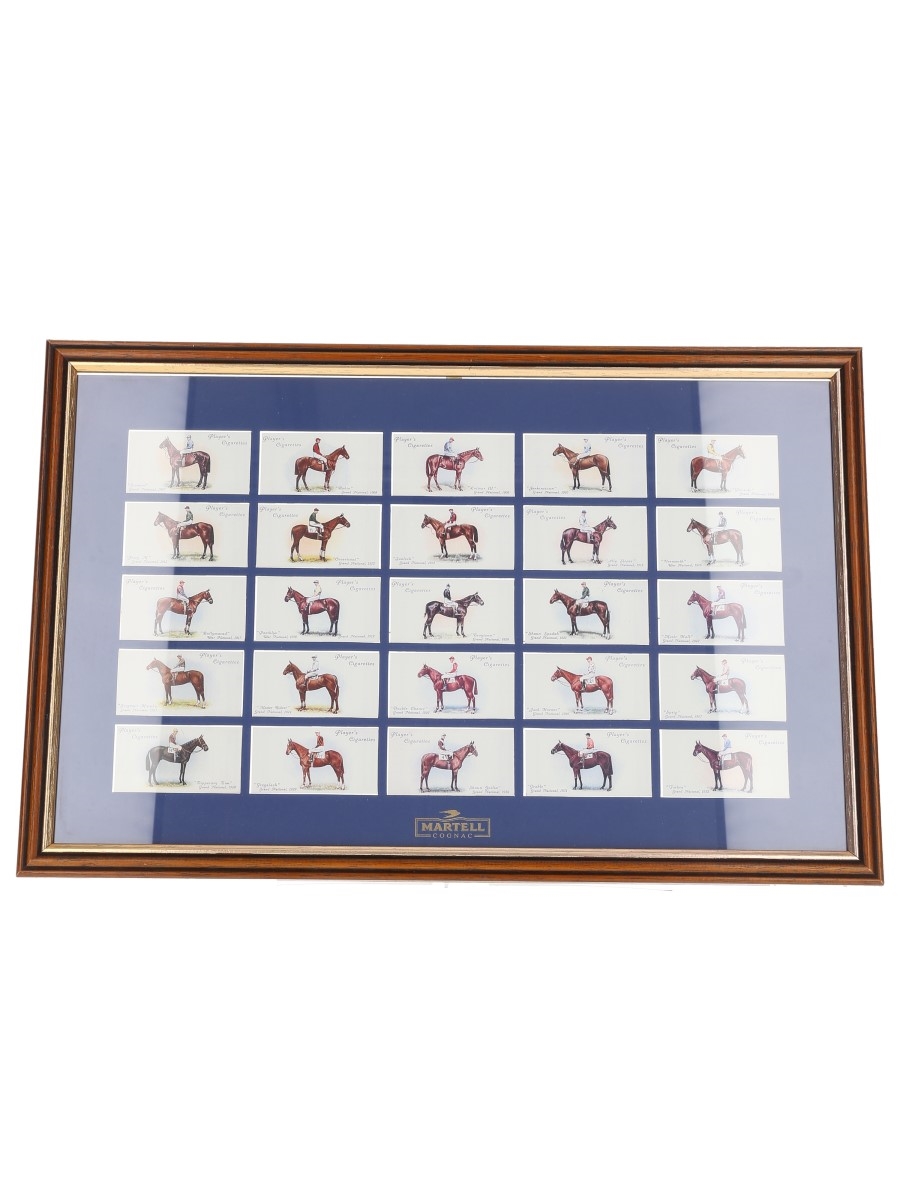Martell Cognac Grand National Winners 1907-1932 Player's Cigarettes Cards 46cm x 30cm