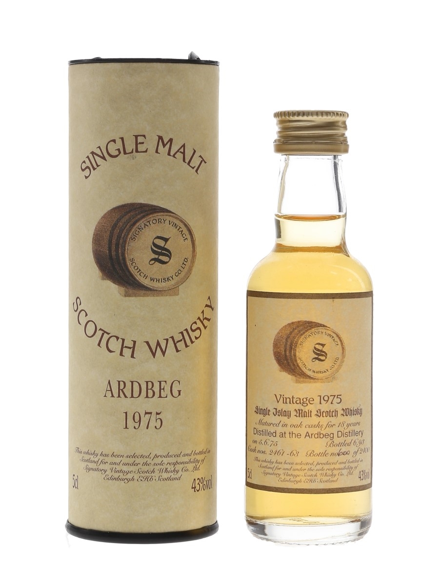Ardbeg 1975 18 Year Old Bottled 1993 - Signatory Vintage 5cl / 43%