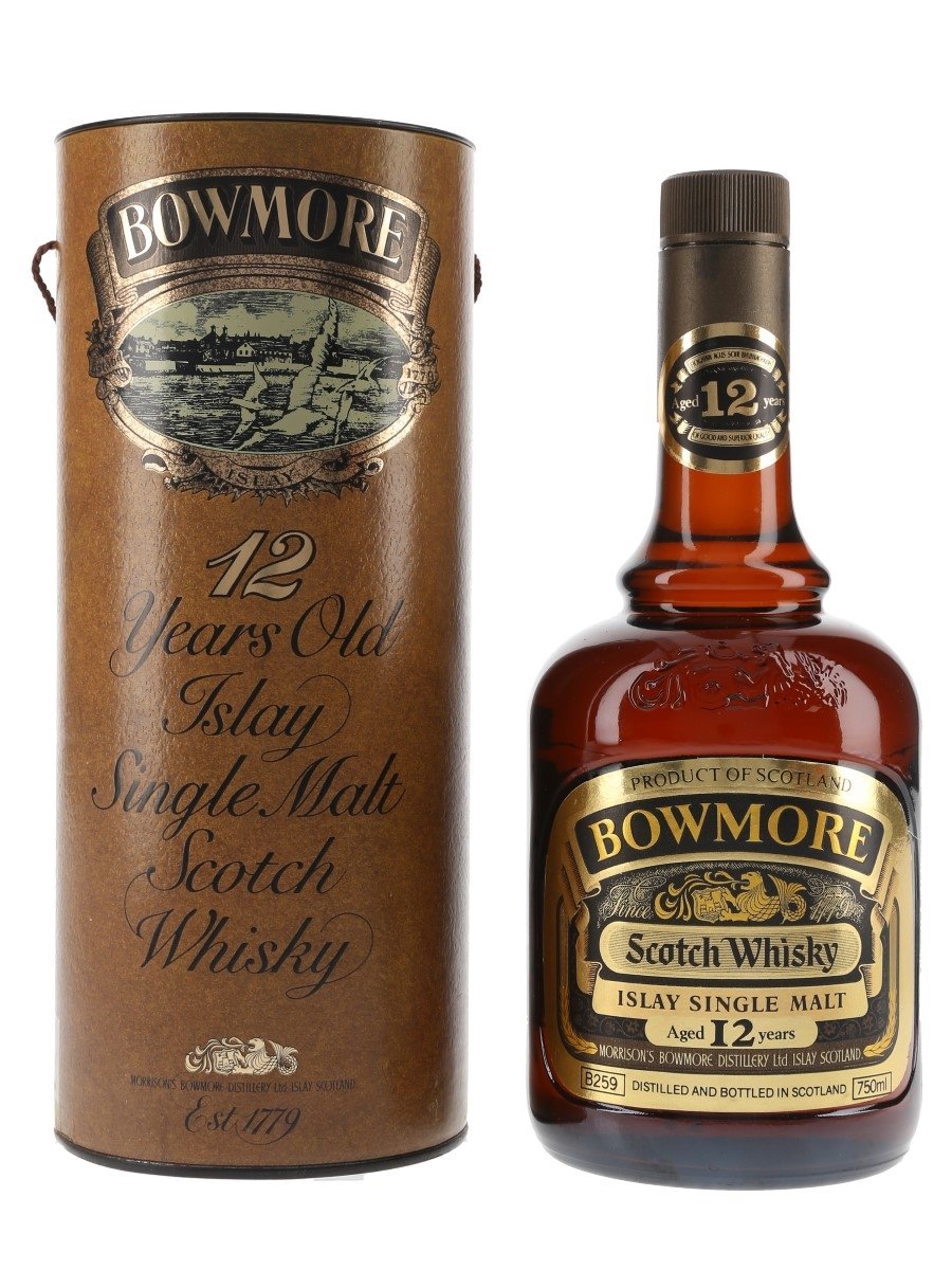 Bowmore 12 Year Old Bottled 1980s - South African Import 75cl